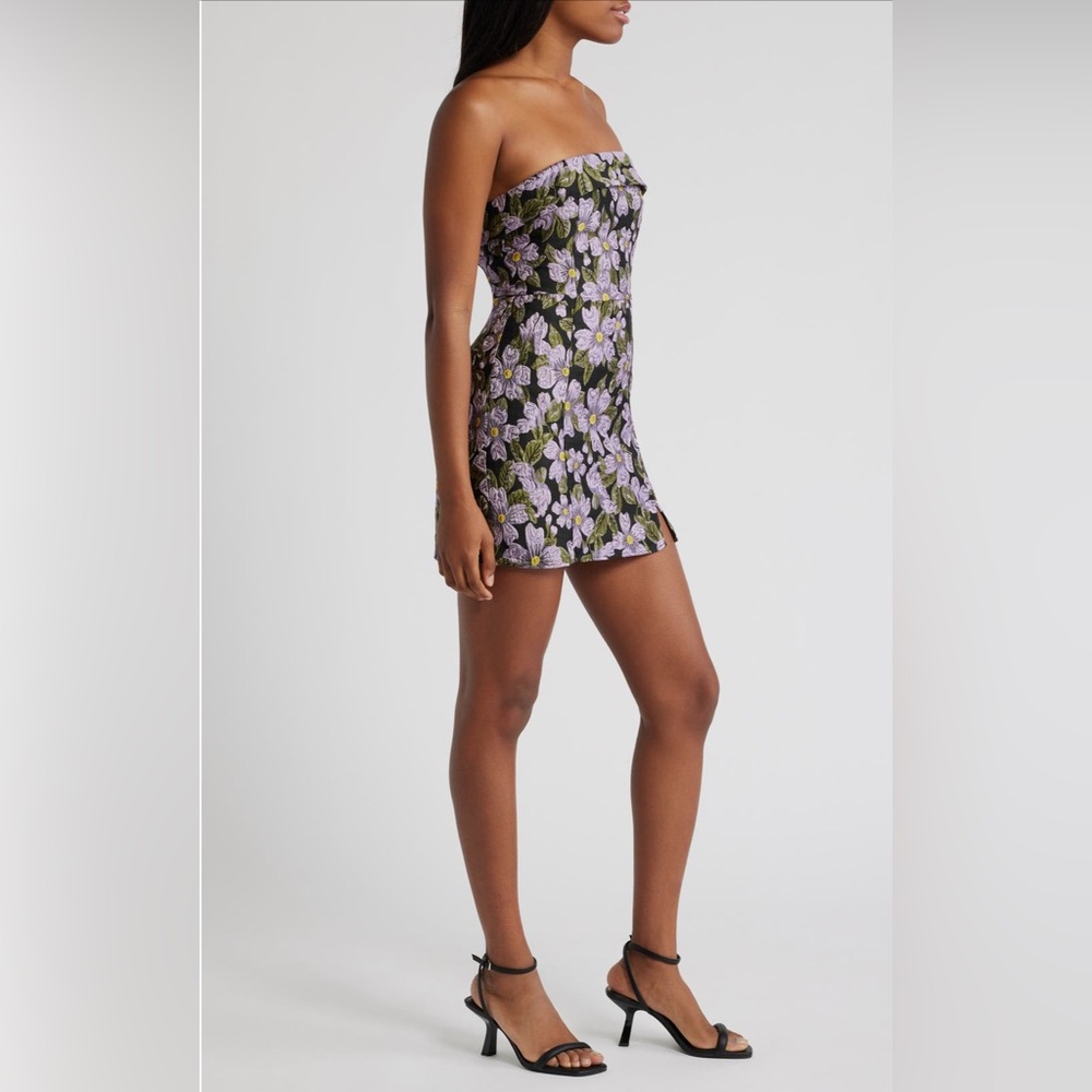 NEW!!!Lulus Lavender Blooms, Strapless Party/Cocktail Dress SZ L - Picture 14 of 16